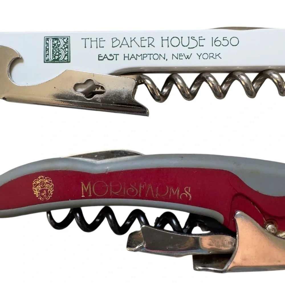 Hamptons & Tuscany Wine Corkscrew 4 pc Set Whisper, Hampton, Baker, Morisfarms